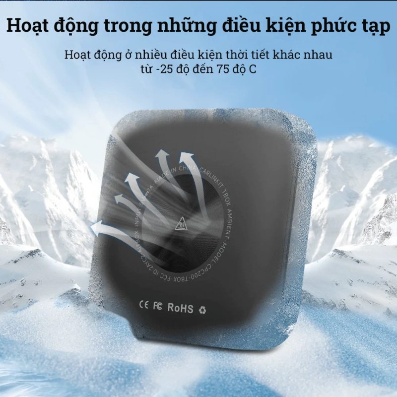 Hoạt động trong nhiều điều kiện thời tiết phức tạp