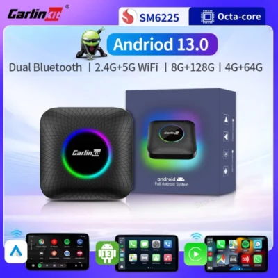 Android Box TBOX AMBIENT LED 8GB Sử dụng như một chiếc điện thoại thông minh trên xe, tải ứng dụng từ CH Play