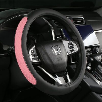 Bọc vô lăng 3D ép hoa FY-2 màu hồng