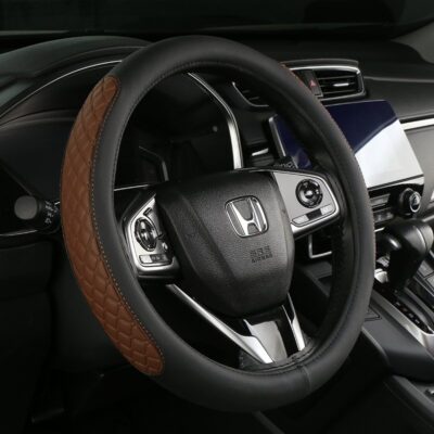 Bọc vô lăng 3D ép hoa FY-2 màu nâu