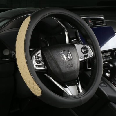 Bọc vô lăng 3D ép hoa FY-2 màu be