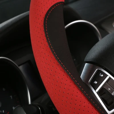 Bọc vo lăng ô tô bằng da microfiber