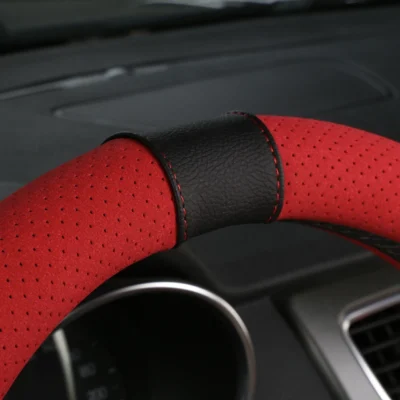 Bọc vo lăng ô tô bằng da microfiber có lỗ thoán khí