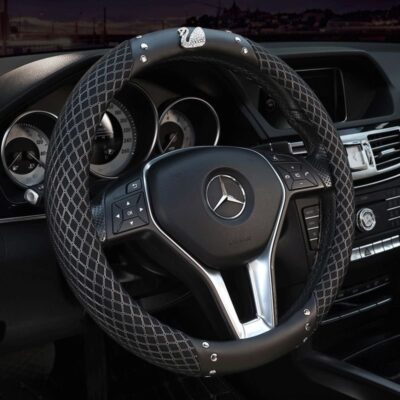 Bọc vô lăng đính đá, bọc da trống trượt - Mã BC1624 Bc1624 05