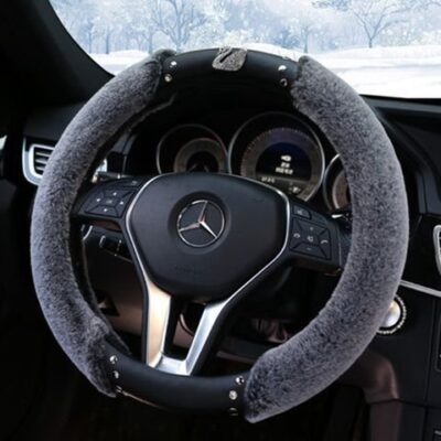 Bọc vô lăng đính đá, bọc da trống trượt - Mã BC1624 Bc1624 06