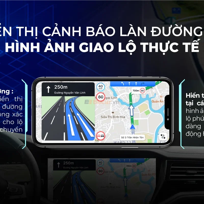 VIETMAP Live PRO bản quyền Hiển thị hình ảnh thực tế