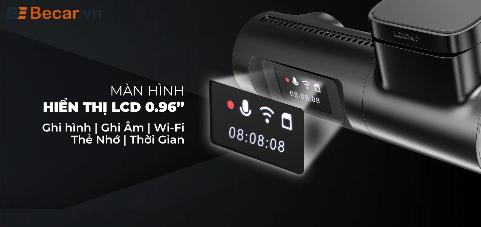 Camera Hành Trình Vietmap TS-C1 Mình hình lcd siêu nét