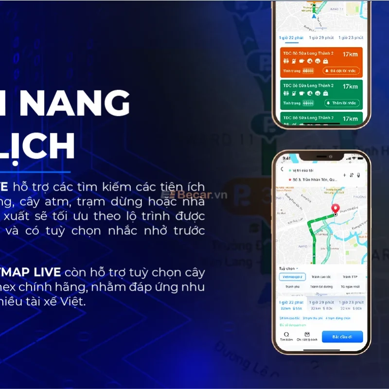 VIETMAP Live PRO bản quyền Hỗ trợ kết nối đa dạng