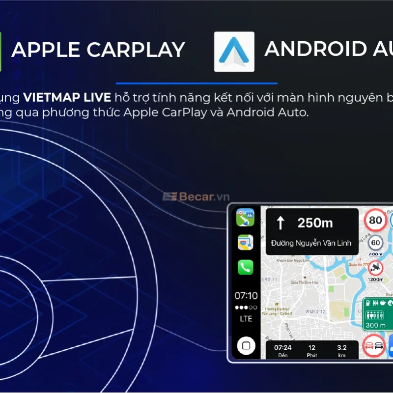 VIETMAP Live PRO bản quyền Tìm kiếm thông minh các tiện ích xung quanh