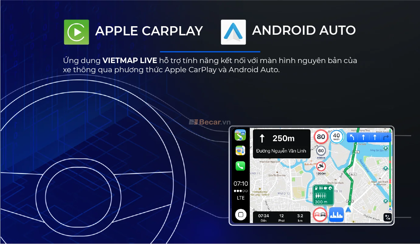 VIETMAP Live PRO bản quyền Tìm kiếm thông minh các tiện ích xung quanh